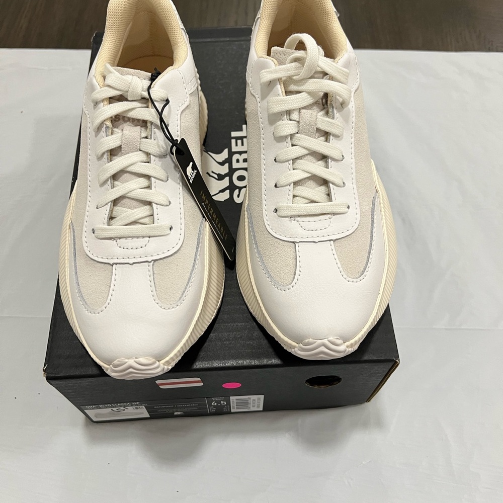 Sorel Ona BLVD Classic Waterproof Shoes Sea Salt Size 6.5